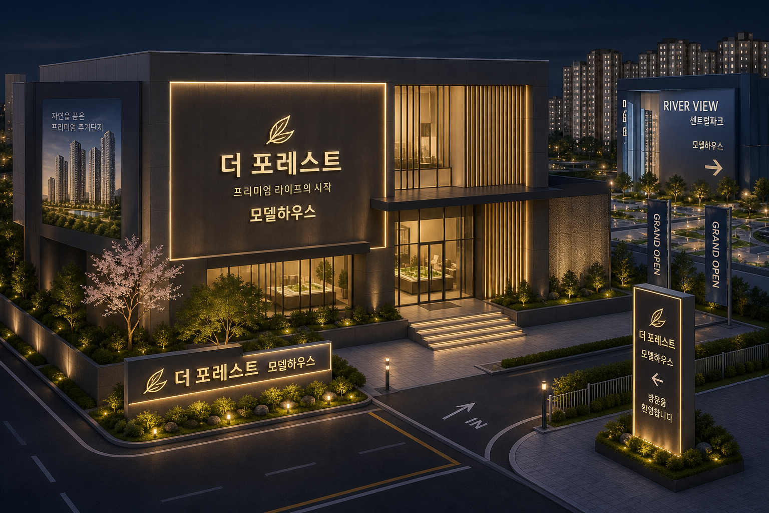 경쟁 모델하우스 방문자 타겟